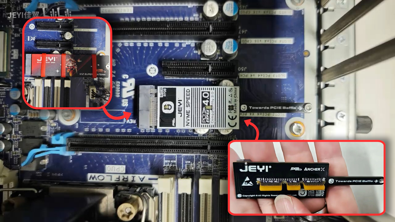 JEYI ArcherX: 고성능 GPU 간섭을 해결하는 로우 프로파일 M.2 확장 솔루션