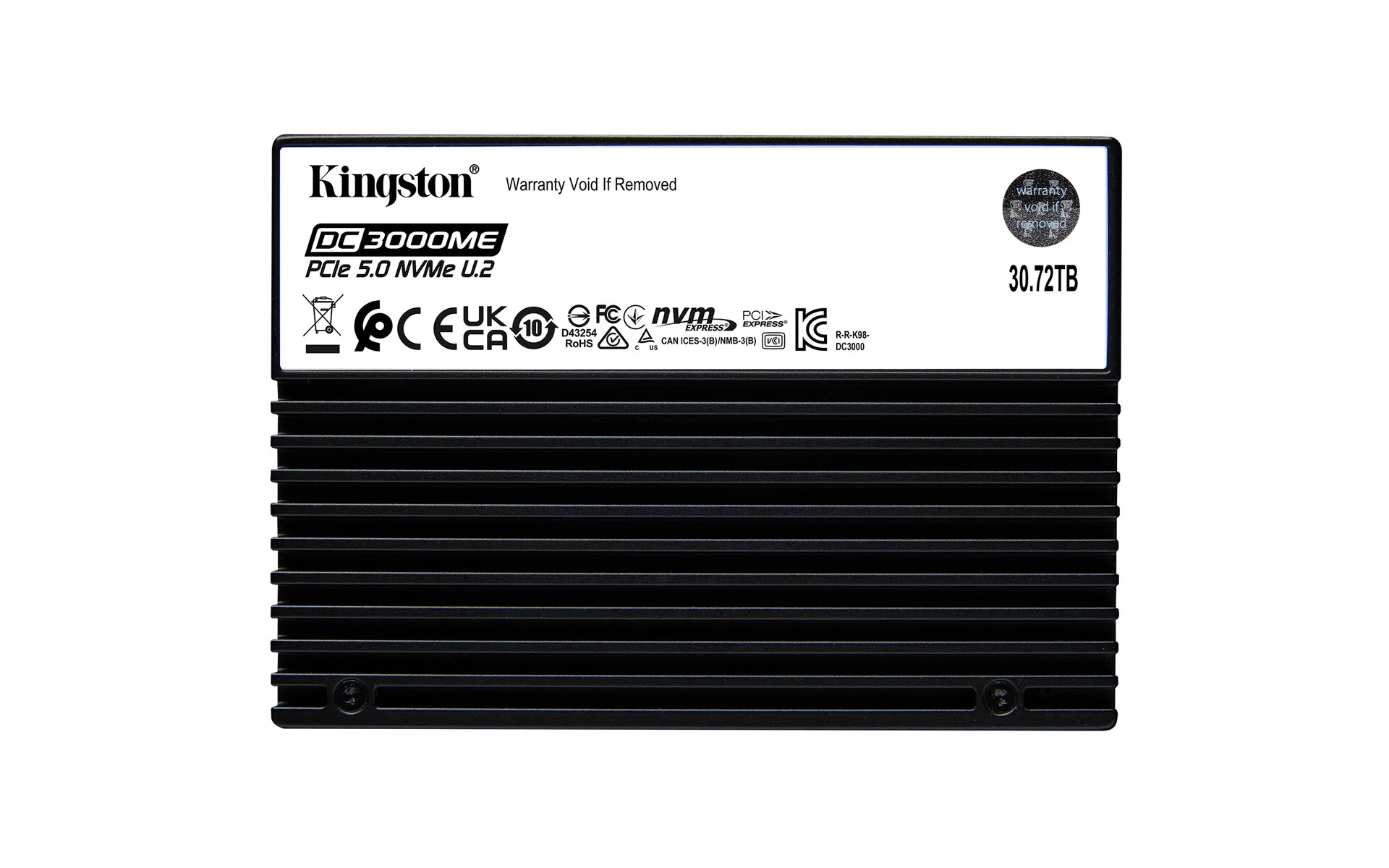 킹스톤, 데이터센터용 30.72TB 초고용량 NVMe Gen 5 SSD 'DC3000ME' 출시: 스토리지 밀도의 정점